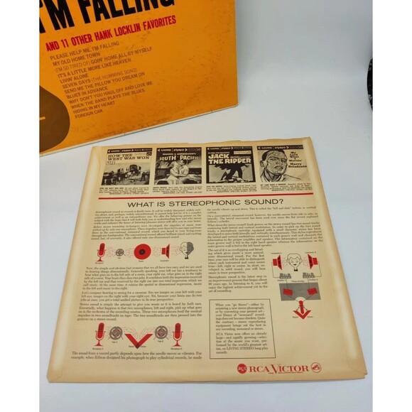 Vintage 1962 Hank Locklin Please Help Me I'm Falling RCA LPM-2291 Mono Vinyl LP - Picture 8 of 16